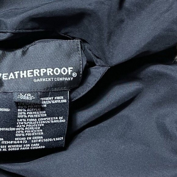 NWT Weatherproof Black Reversible Faux Fur Vest- Women Size Large - Picture 5 of 16